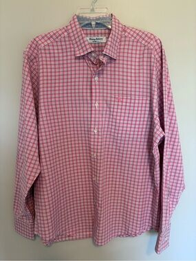 Tommy Bahama Men's Island Zone Plaid Long-Sleeve Button-Down Shirt